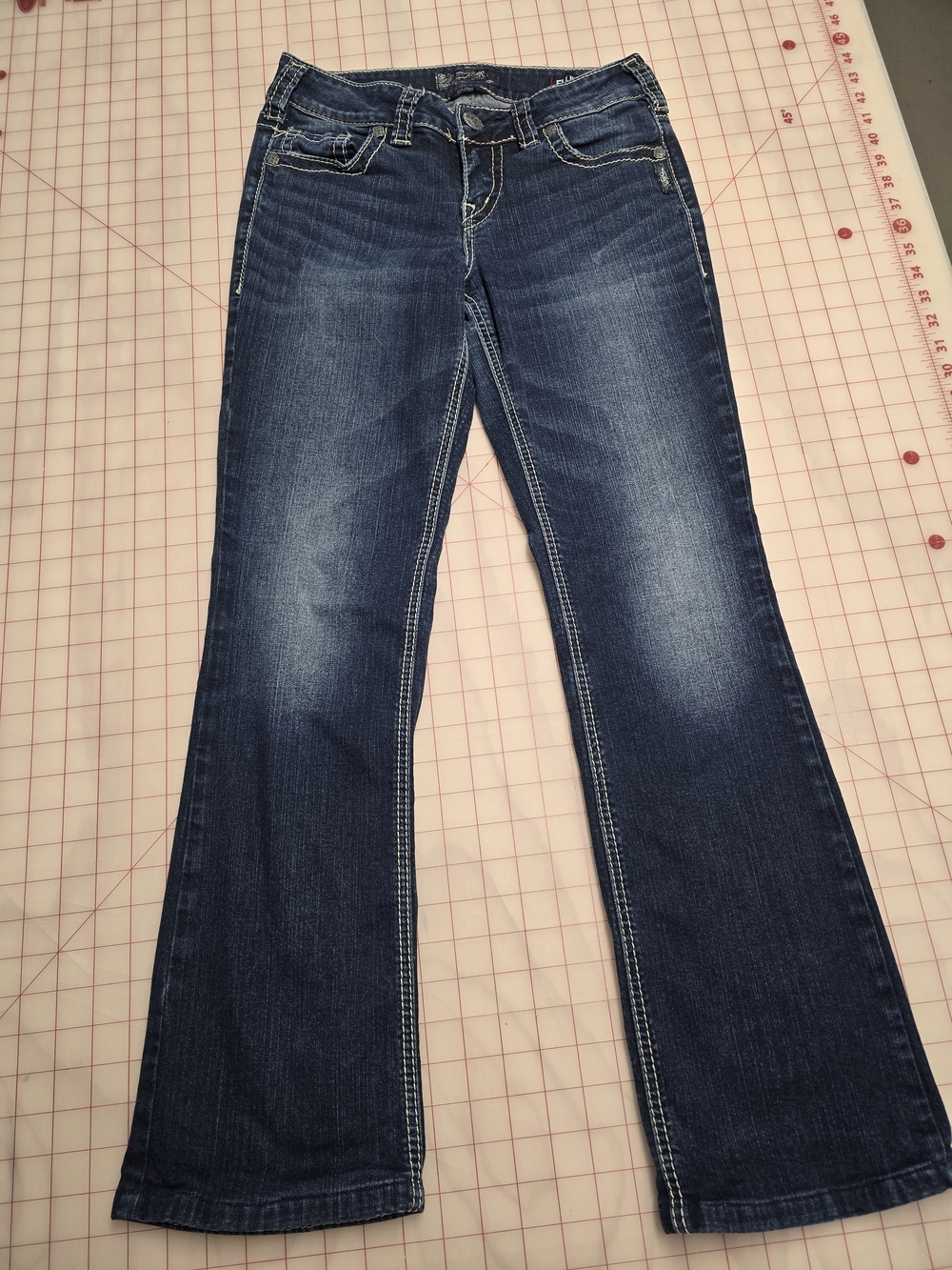 Silver Jeans Mid Slim Boot Size 28